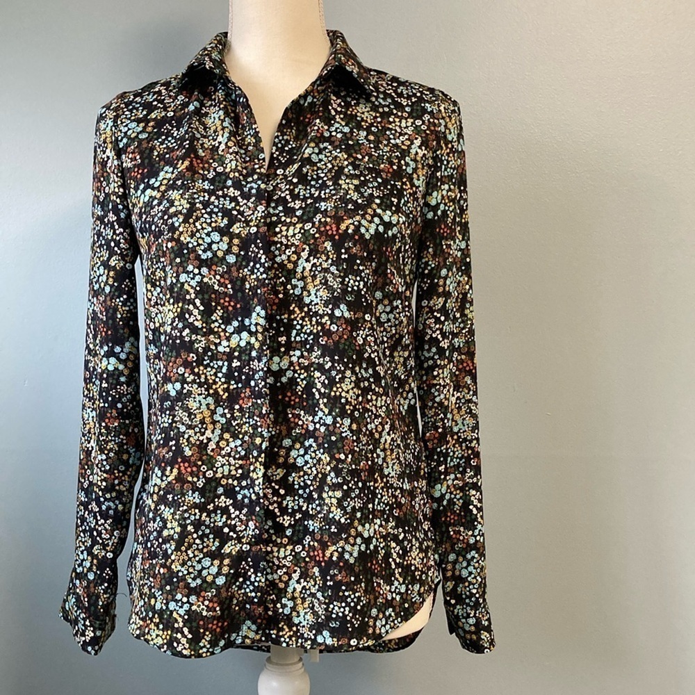 Splash floral blouse